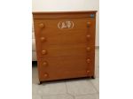Cassettiera/ fasciatoio in legno color noce biondo usata in ottime condizioni