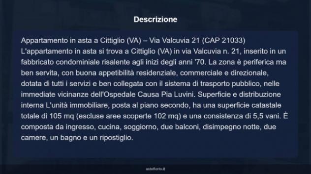 Immobile in asta di 105 m², box auto in vendita a Cittiglio - Foto 18