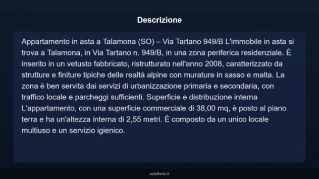 Immobile in asta di 52 m² in vendita a Talamona - Foto 18