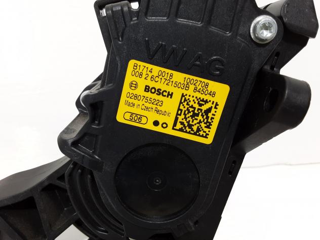 PEDALE ACCELERATORE VOLKSWAGEN Polo 5° Serie 6C1721503 (0917) - Foto 4