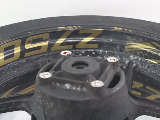 KAWASAKI Z 750 410730009R2 CERCHIO RUOTA POSTERIORE 17X5.50 03 - 06 REAR WHEEL SEGNI DI USURA - Foto 7