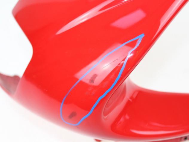 CARENA SINISTRA CUPOLINO DUCATI SS 620 S SUPERSPORT 2003-2004 0028459 LEFT HALF-HEADLIGHT FAIRING CON DIFETTI - Foto 2