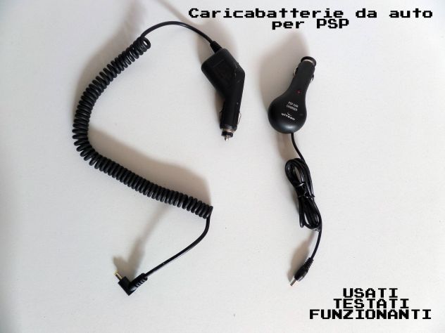 Caricabatterie da auto per Playstation Sony PSP