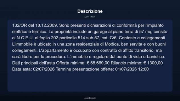 Immobile in asta di 102 m², box auto in vendita a Modica - Foto 11