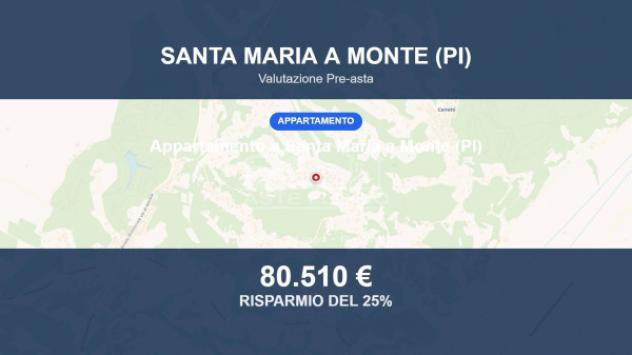 Immobile in asta di 113 m² in vendita a Santa Maria a Monte