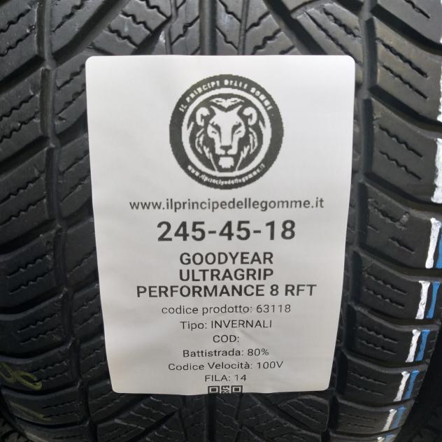 4 GOMME 245 45 18 GOODYEAR A63118 - Foto 2