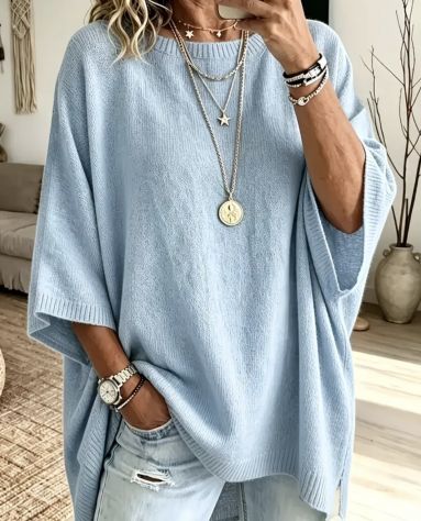 Maglione azzurro morbidissimo