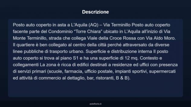 Immobile in asta di 12 m² in vendita a L'Aquila - Foto 10