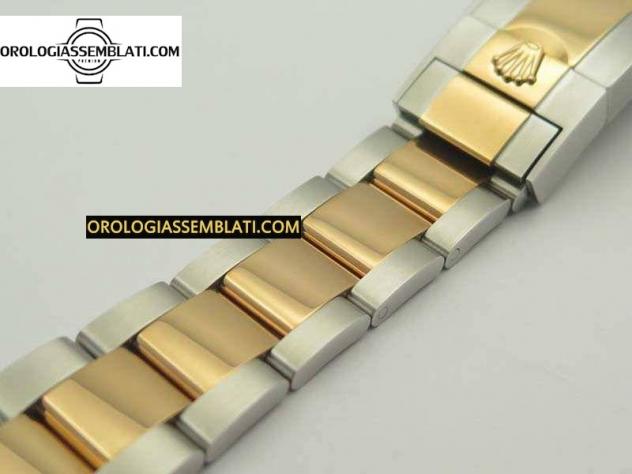 Rolex Replica YACHT-MASTER 116622 1:1 BEST EDITION QUADRANTE NERO SU BRACCIALE SS/RG SA3135 - Foto 14