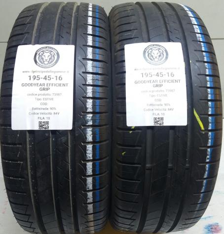 2 GOMME 195 45 16 GOODYEAR A73987