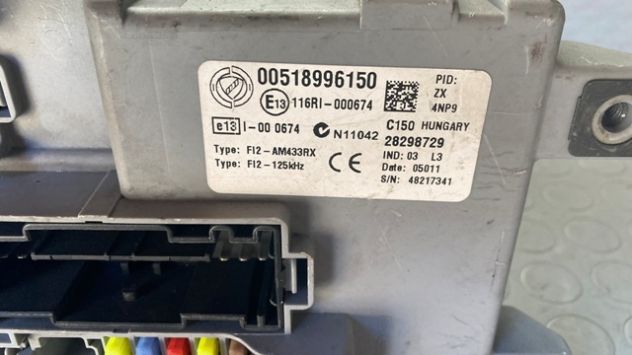 Body computer Fiat 500 1.2 del 2010 (00518996150) - Foto 3