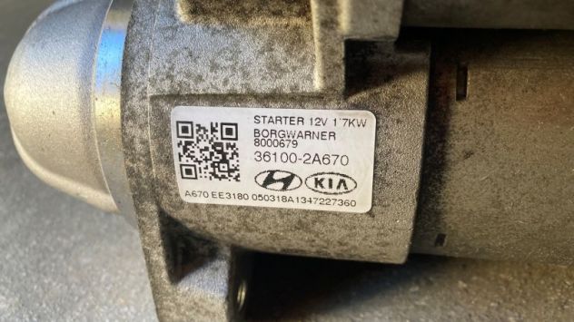 Motorino avviamento Kia Venga 1.4CRDI del 2018 (36100-2A670) - Foto 5