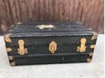 Baule vintage verde scuro