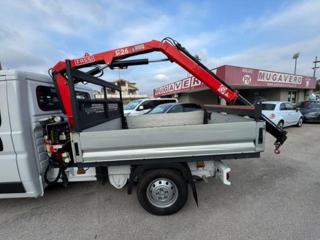 FIAT DUCATO 2.3 E6 DOPPIA CABINA GRU+CASSSONE rif. 23414857 - Foto 7