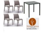 Set  Livorno Sedie Tavoli Per Arredamento Bar Ristorante Pizzeria Esterno