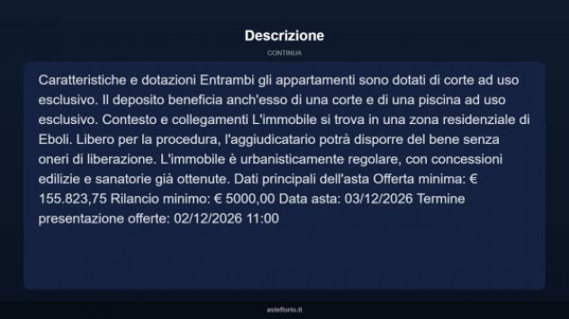 Immobile in asta di 150 m² in vendita a Eboli - Foto 3