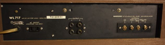 Vendo multiplex stereo tuner luxman 717 - Foto 2