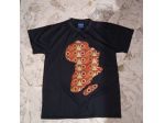 Maglietta Africa con decorazione tessuto taglia L