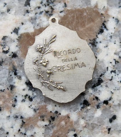 MEDAGLIA RELIGIOSA - RICORDO DELLA CRESIMA - - Foto 2
