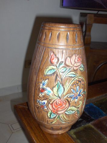 Antico Vaso Dipinto Artigianale Veneziano - Foto 4