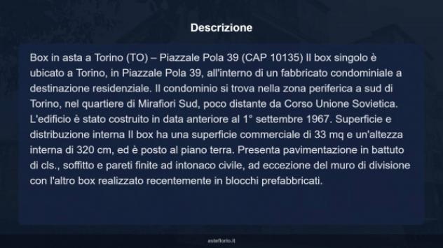 Immobile in asta di 33 m² in vendita a Torino - Foto 9