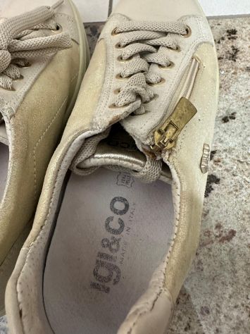 Igi&Co scarpe da donna – n. 37 – pelle – panna/oro - Foto 5