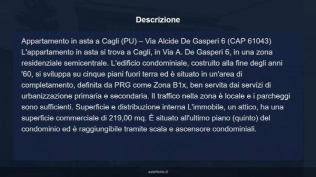 Immobile in asta di 219 m², box auto in vendita a Cagli - Foto 15