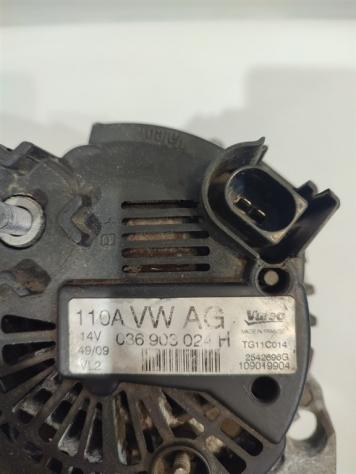 ALTERNATORE VOLKSWAGEN Polo 5° Serie 036903024H benzina 1390 (0917) - Foto 3
