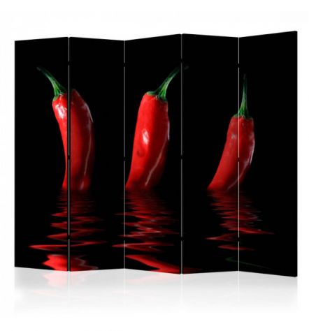 paravento con peperoncino portafortuna arredalacasa