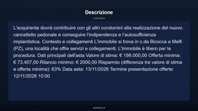 Immobile in asta di 521 m² in vendita a Melfi - Foto 9