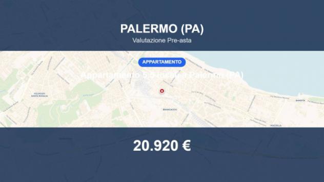 Immobile in asta di 96 m² in vendita a Palermo