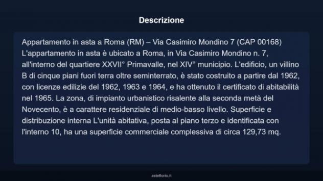 Immobile in asta di 129 m² in vendita a Roma - Foto 16