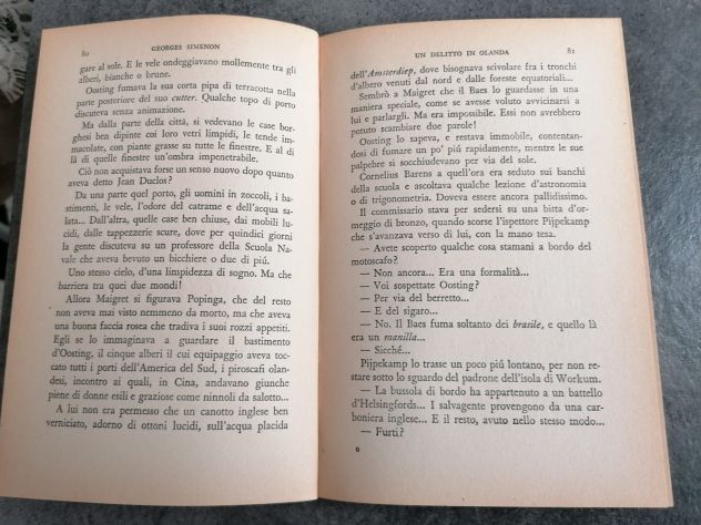 UN DELITTO IN OLANDA, GEORGES SIMENON , 1^ Ed. A. Mondadori 1933. - Foto 5