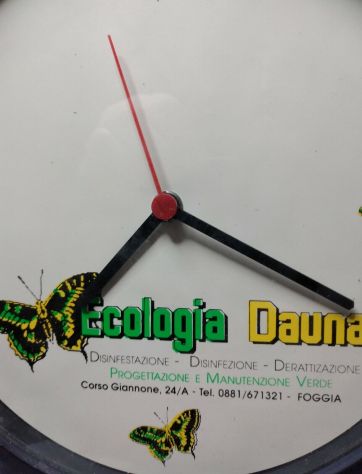 OROLOGIO DA PARETE PUBBLICITARIO EPOCA ANNI 90 - Foto 6
