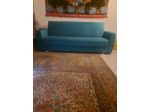 Divano Letto a tre posti in velluto