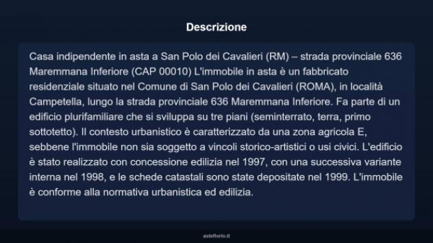 Immobile in asta di 152 m² con più di 5 locali in vendita a San Polo dei Cavalieri - Foto 17