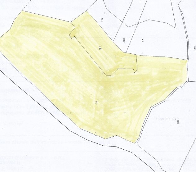 Terreno boschivo mq30200 Isernia loc. Vandra