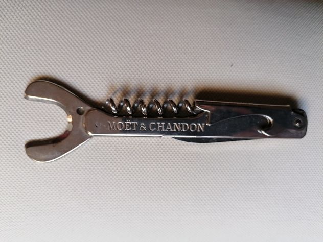 Cavatappi champagne Moet & Chandon tascabile vintage originale - Foto 3