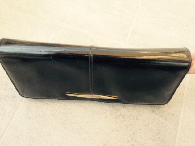 Pochette nera laccata - vintage - Foto 5