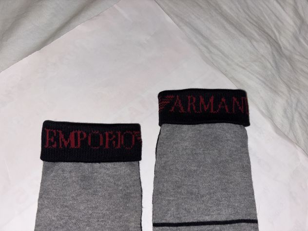 CALZE NUOVE DA UOMO FIRMATE ORIGINALI”EMPORIO ARMANI”MADE IN ITALY - Foto 8