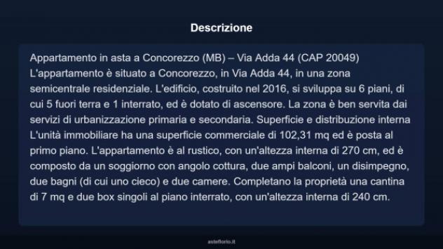 Immobile in asta di 102 m², box auto doppio in vendita a Concorezzo - Foto 4