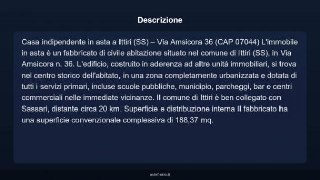 Immobile in asta di 188 m², box auto in vendita a Ittiri - Foto 3
