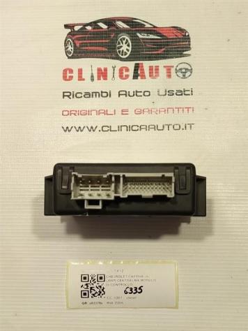CENTRALINA MODULO DI CONTROLLO CHEVROLET Captiva 1° Serie 15916961 Z20S diesel 1991 (06) - Foto 2