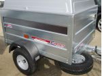 Rimorchio Cresci H4 750/600 Kg cm142x111x80H con freni