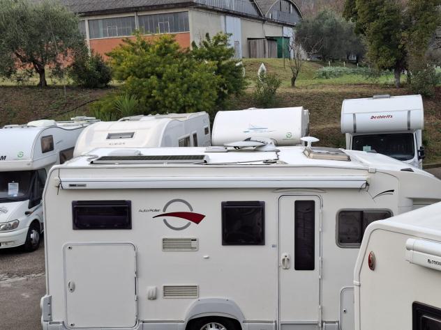 CAMPER ROLLER TEAM DUCATO SEMINTEGRALE SEMIDINETTE LETTO MATRIMONIALE GARAGE CLIMATIZZATORE FOTOVOLTAICO CAMPEGGIO USATI GENERALI 1424 - Foto 6