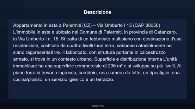 Immobile in asta di 236 m² con più di 5 locali in vendita a Palermiti - Foto 4
