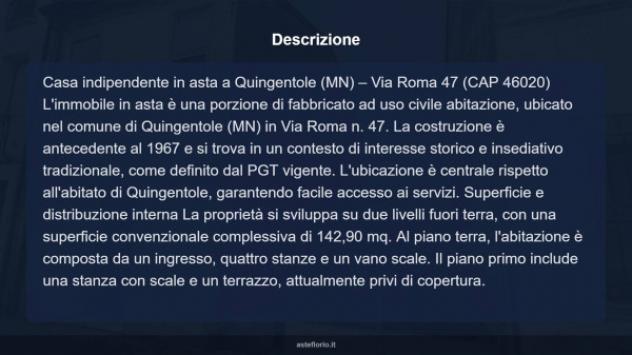 Immobile in asta di 142 m² con più di 5 locali in vendita a Quingentole - Foto 16