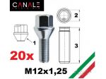 KIT 20 bulloni ruota Jeep Renegade Fiat 500x 500L