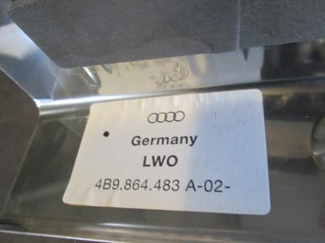 4B9864483A RIVESTIMENTO POSTERIORE BATTIVALIGIA BAGAGLIAIO AUDI A6 SW 2.5 D 4X4 132KW AUT 5P (2003) RICAMBIO USATO - Foto 2