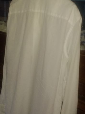 Camicia bianca cotone Versace uomo - Foto 4